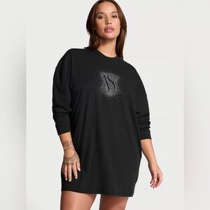 100% Cotton Long-Sleeve Sleep Tee
